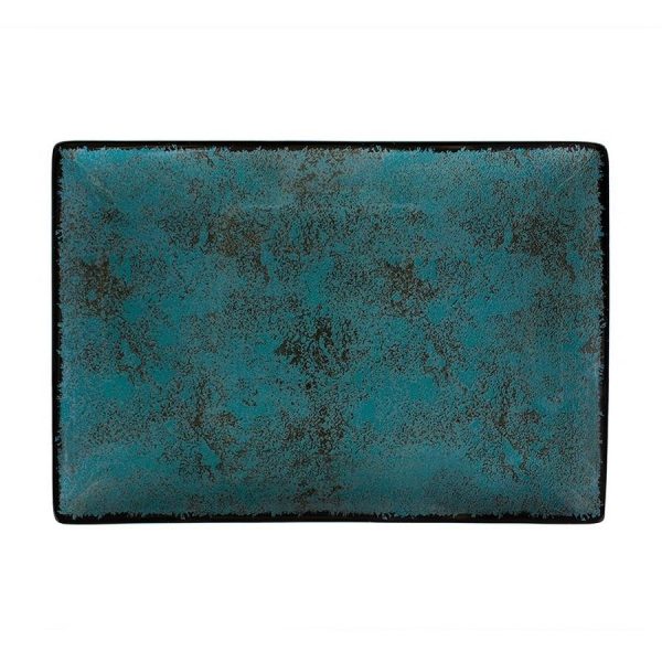ΠΙΑΤΕΛΑ ΟΡΘΟΓΩΝΙΑ 31x21cm MOON SHADE 18274-99/TEAL - ORIANA FERELLI® 1τμχ