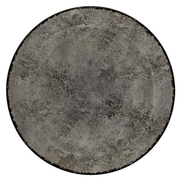 ΠΙΑΤΕΛΑ ΣΤΡΟΓΓΥΛΗ 31cm MOON SHADE 18274-36/Grey - ORIANA FERELLI® 1τμχ