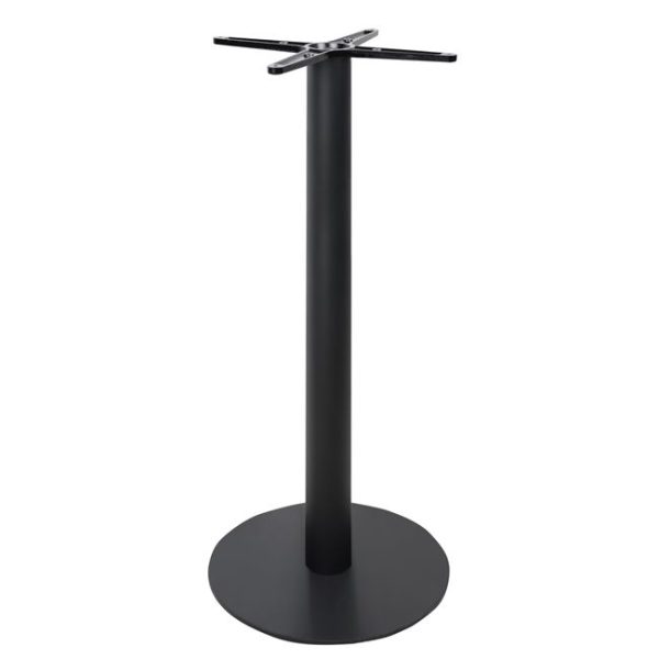 ΒΑΣΗ ΜΕΤΑΛΛΙΚΗ ΜΠΑΡ Φ50X108 ΜΑΥΡΗ HM411 1τμχ