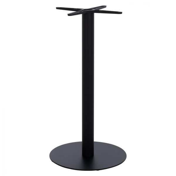 ΒΑΣΗ ΜΕΤΑΛΛΙΚΗ ΜΠΑΡ ΜΕΣΑΙΟΥ ΥΨΟΥΣ ΜΑΥΡΗ ΜΑΤ HM472 ΣΤΑΥΡΟΣ 46Χ46εκ. Φ49X94Υεκ. 1τμχ