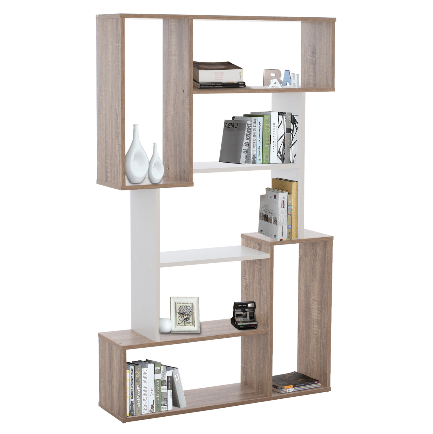 ΒΙΒΛΙΟΘΗΚΗ SHAY HM8768.01 85X22X140 ΛΕΥΚΟ 1τμχ