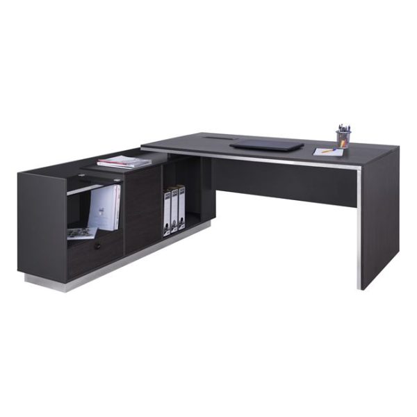 ΓΡΑΦΕΙΟ ΕΠΑΓΓΕΛΜΑΤΙΚΟ ΑΡΙΣΤΕΡΗ ΓΩΝΙΑ ROSEWOOD HM2086L 180X170X76Υ εκ. 1τμχ