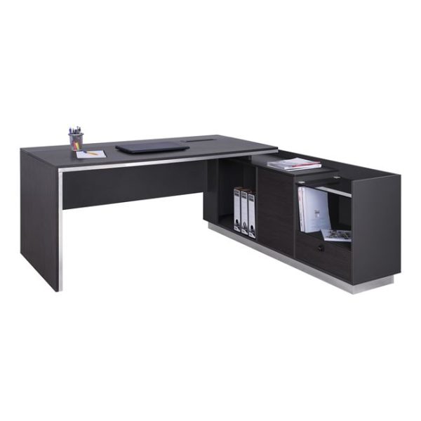 ΓΡΑΦΕΙΟ ΕΠΑΓΓΕΛΜΑΤΙΚΟ ΔΕΞΙΑ ΓΩΝΙΑ ROSEWOOD HM2086R 180X170X76Υ εκ. 1τμχ