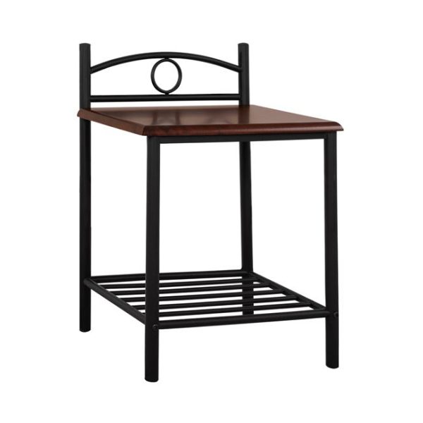 ΚΟΜΟΔΙΝΟ REVEN HM387 ΑΠΟ ΜΕΤΑΛΛΟ ΚΑΙ ΞΥΛΟ 45x35x48-61 εκ. 1τμχ