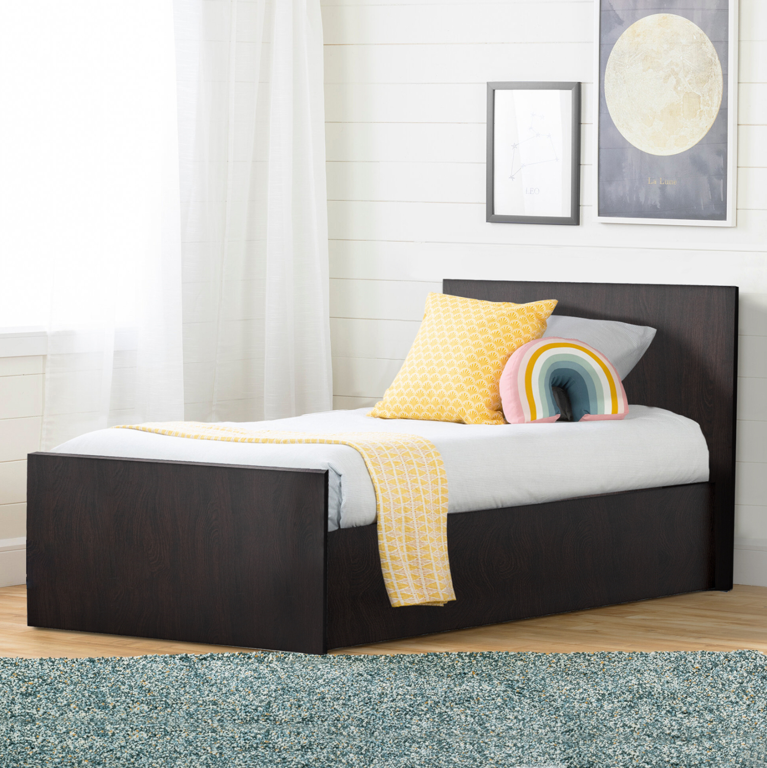 ΚΡΕΒΑΤΙ ADLER ΜΕΛΑΜΙΝΗΣ ΜΟΝΟ ΓΙΑ ΣΤΡΩΜΑ 90Χ200εκ. ΒΕΓΓΕ HM2433.02 1τμχ - Image 2