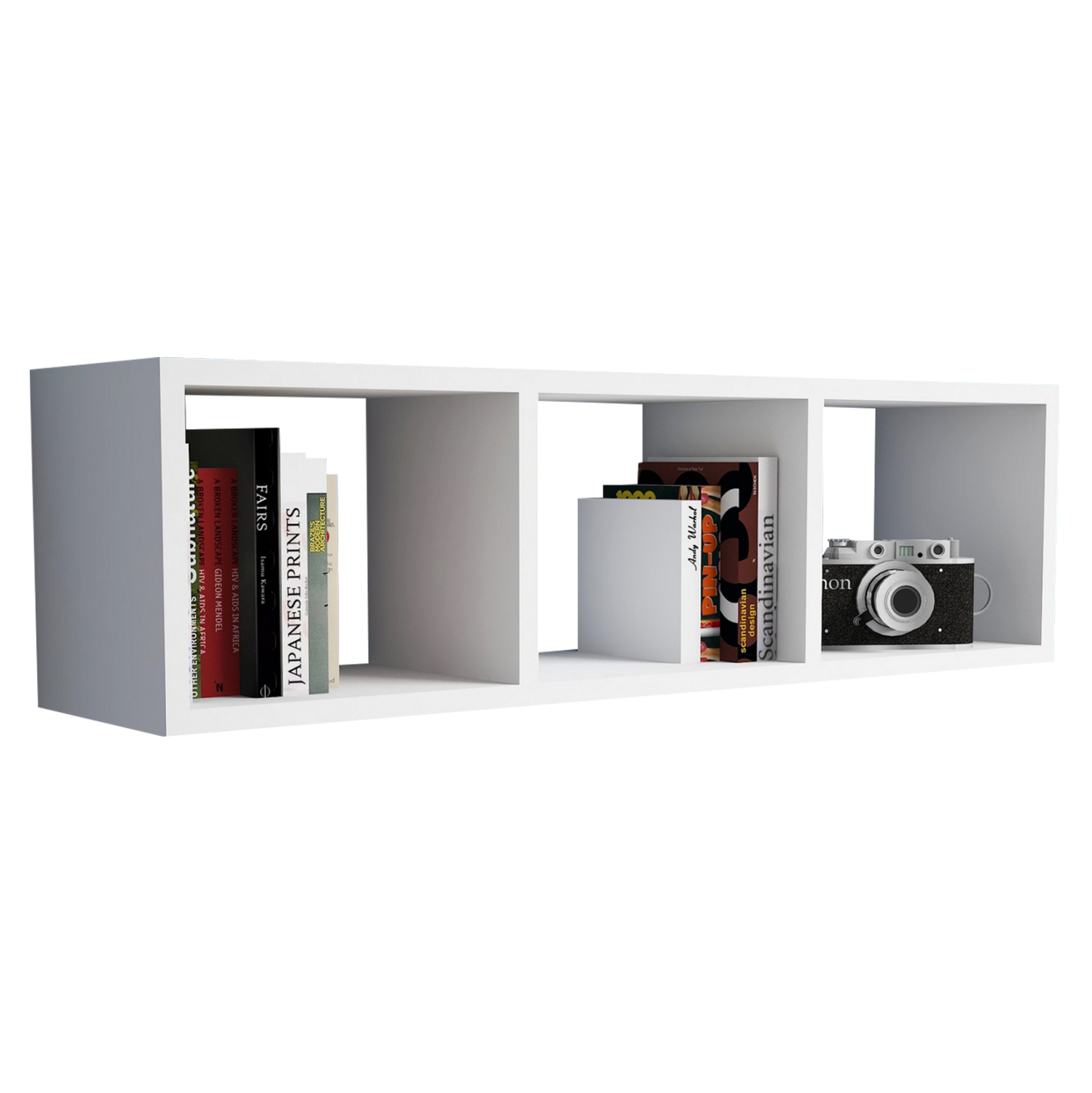 ΡΑΦΙΕΡΑ ΤΟΙΧΟΥ ΜΕΛΑΜΙΝΗΣ ΛΕΥΚΗ HM9228.11 90x22x25,6Υ εκ. 1τμχ