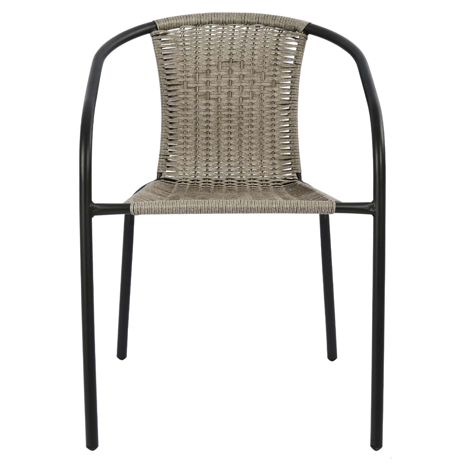 ΠΟΛΥΘΡΟΝΑ ΚΑΡΕΚΛΑ CAMEL HM5015.01 ΓΚΡΙ ΜΕΤΑΛΛΙΚΗ ΜΕ WICKER 48x48-53x72 εκ. 1τμχ - Image 3