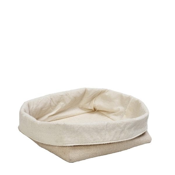 DIS. ΚΑΛΑΘΙ ΤΕΤΡΑΓΩΝΟ JUTE/COTTON 17X16X11EK.