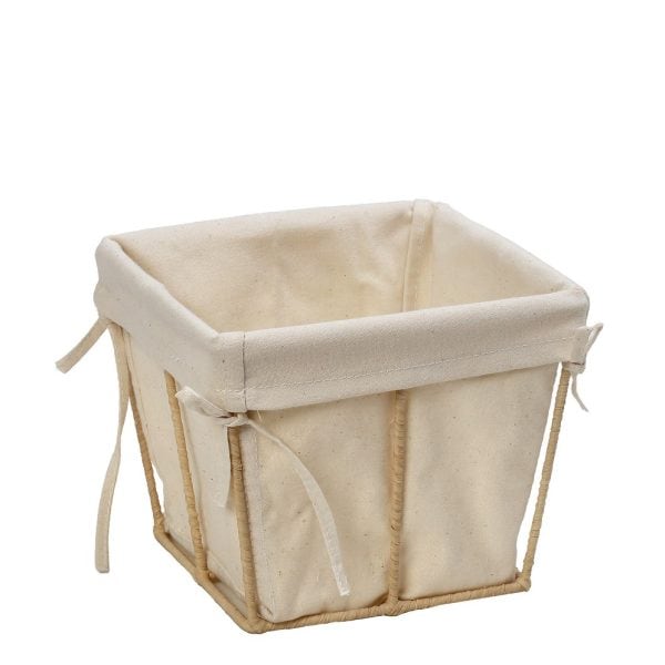 DIS. ΚΑΛΑΘΙ ΤΕΤΡΑΓ. COTTON ΜΕ ΨΑΘΙΝΟ STAND 15X15X11