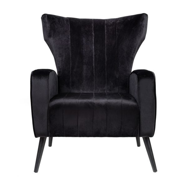 Πολυθρόνα Casandra Μαύρο 81 x 83 x 96