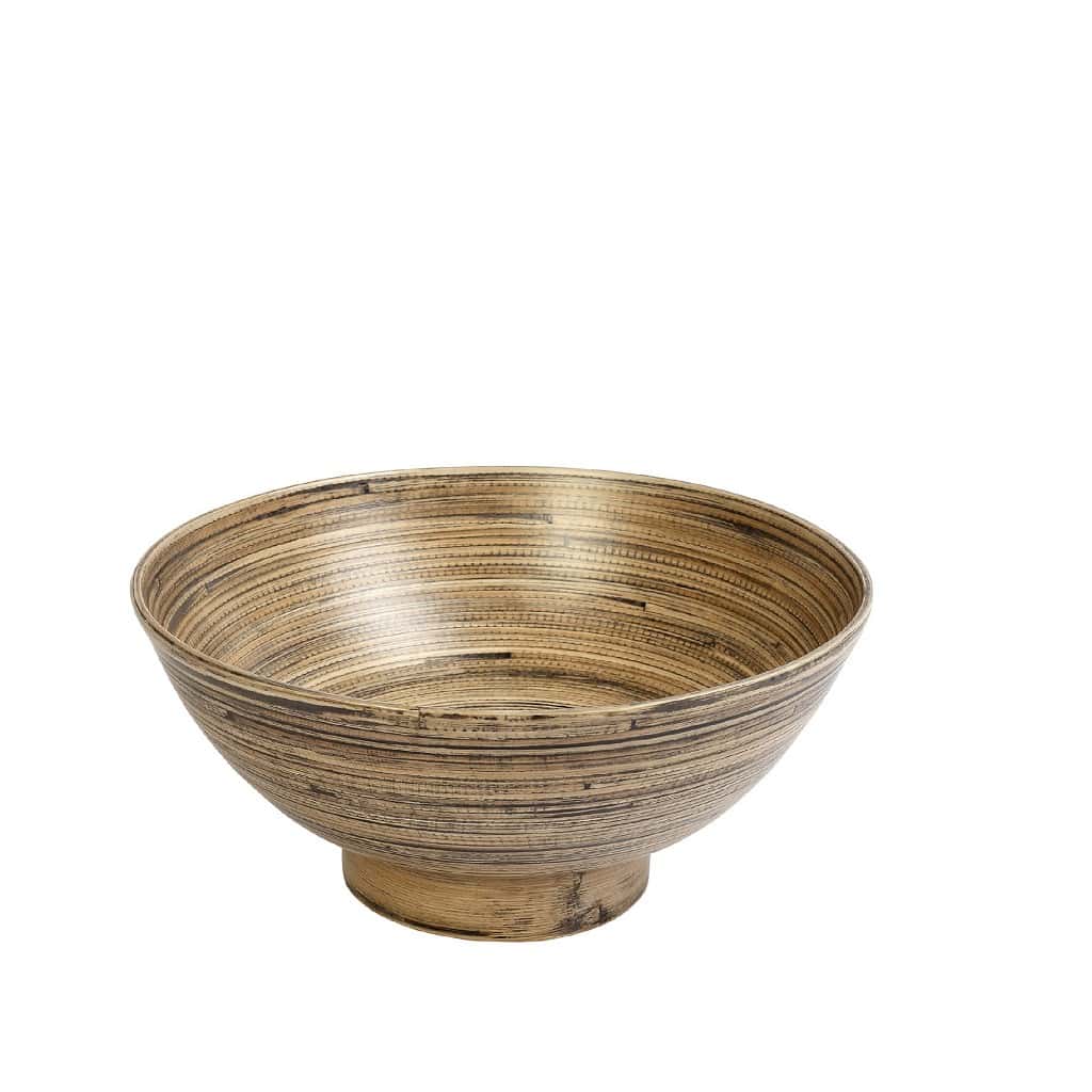 BALI ΣΤΡΟΓΓΥΛΟ ΜΠΩΛ BAMBOO 30Χ13ΕΚ