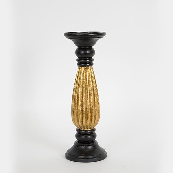 ΚΗΡΟΠΗΓΙΟ ΠΟΛΥΡΕΖΙΝ ΜΑΥΡΟ-ΧΡΥΣΟ 10.5x10.5x30.2cm