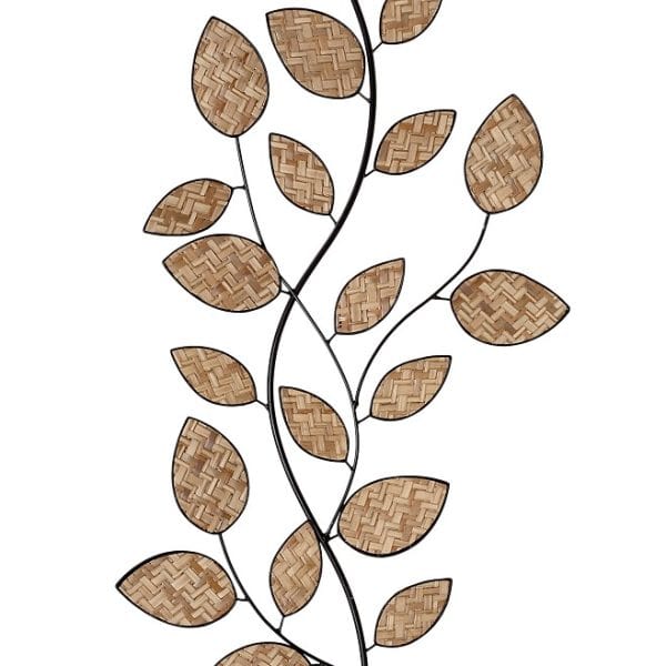 ΔΙΑΚΟΣΜΗΤΙΚΟ ΤΟΙΧΟΥ ΜΕΤΑΛΛΙΚΟ ΜΠΕΖ ΜΕ ΦΥΛΛΑ ΑΠΟ ΨΑΘΑ 43