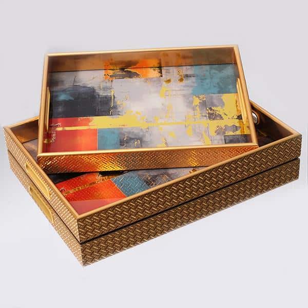 S/2 ΔΙΣΚΟΙ ΠΛΑΣΤΙΚΟΙ ΧΡΥΣΟΙ - ΚΟΚΚΙΝΟ - ΠΡΑΣΙΝΟ 40x30x4.5cm / 35x25x4.5cm