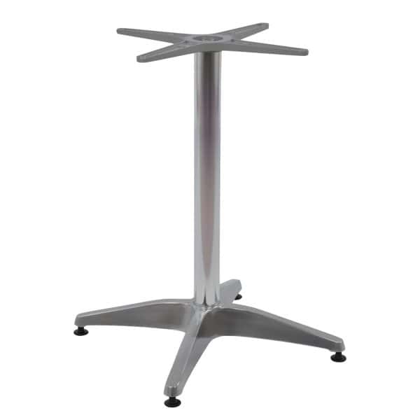 ΒΑΣΗ ΑΛΟΥΜΙΝΙΟΥ 4ΝΥΧΗ 66Χ66X69Υεκ. ΜΕ ΣΤΑΥΡΟ 45Χ45εκ. HM448.01 ΧΡΩΜΙΟΥ 1τμχ