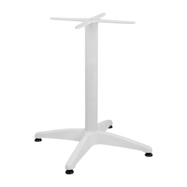 ΒΑΣΗ ΑΛΟΥΜΙΝΙΟΥ 4ΝΥΧΗ 66x66x69Υεκ. ΜΕ ΣΤΑΥΡΟ 45x45εκ. HM448.02 ΛΕΥΚΗ 1τμχ