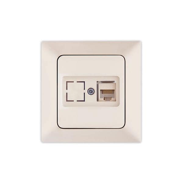 ΠΡΙΖΑ DATA CAT 6 RJ 45 MONH ΜΠΕΖ