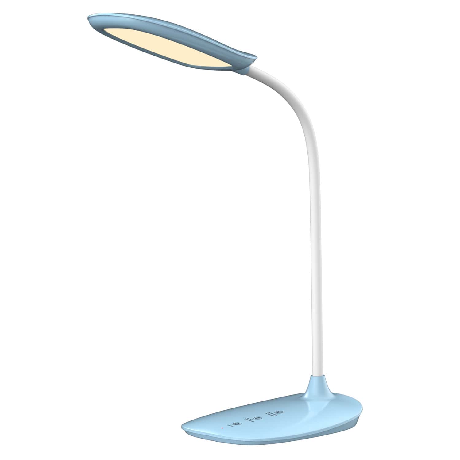ΦΩΤΙΣΤΙΚΟ ΓΡΑΦΕΙΟΥ LED BLAIN HM4444.03 ΓΑΛΑΖΙΟ-ΛΕΥΚΟ ABS 13,6x17,7x40Υ εκ. 1τμχ