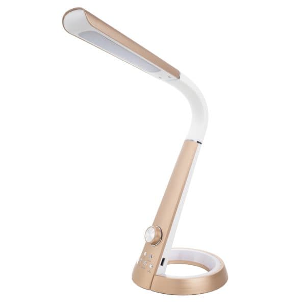 ΦΩΤΙΣΤΙΚΟ ΓΡΑΦΕΙΟΥ LED BLAIN PRO HM4451.09 ΧΡΥΣΟ-ΛΕΥΚΟ ΧΡΩΜΑ 34,3x18,3x42,5Υεκ. 1τμχ