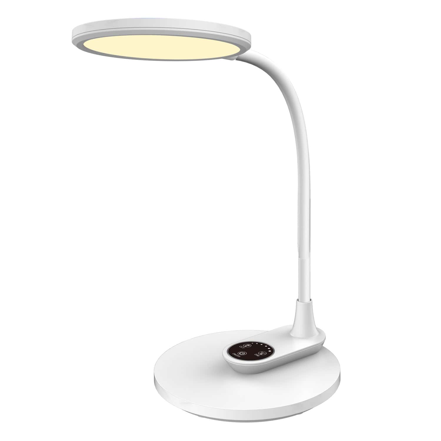 ΦΩΤΙΣΤΙΚΟ ΓΡΑΦΕΙΟΥ LED BLAIN HM4459.01 ΛΕΥΚΟ ABS & ΣΙΛΙΚΟΝΗ 17x26,6x34,5Υ εκ. 1τμχ