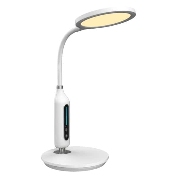 ΦΩΤΙΣΤΙΚΟ ΓΡΑΦΕΙΟΥ LED BLAIN HM4460.01 ΛΕΥΚΟ ABS & ΣΙΛΙΚΟΝΗ Φ18,5x40,7Yεκ. 1τμχ