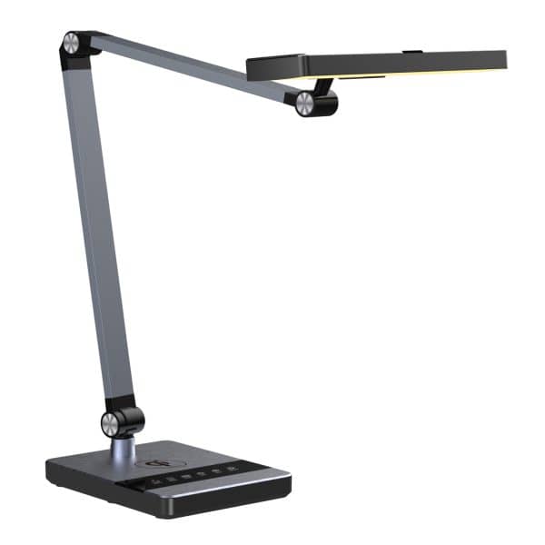 ΦΩΤΙΣΤΙΚΟ ΓΡΑΦΕΙΟΥ LED BLAIN PRO HM4461.02 ΜΑΥΡΟ ΜΑΤ ABS 35x43,9Υεκ. 1τμχ