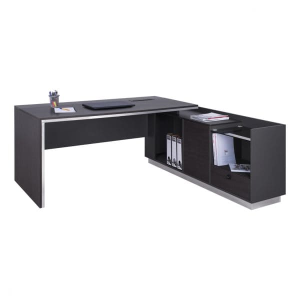 ΓΡΑΦΕΙΟ ΕΠΑΓΓΕΛΜΑΤΙΚΟ ΔΕΞΙΑ ΓΩΝΙΑ ROSEWOOD HM2112R 200X160X76Υ εκ. 1τμχ