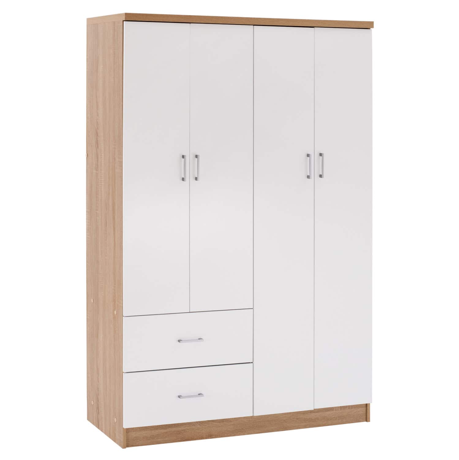 ΝΤΟΥΛΑΠΑ 4ΦΥΛΛΗ ME 2 ΣΥΡΤΑΡΙΑ BLAKELY HM339.06 SONAMA ΛΕΥΚΗ 120Χ42,5Χ180,5 εκ. 1τμχ