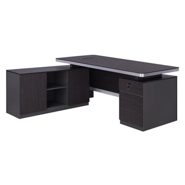 ΕΠΑΓΓΕΛΜΑΤΙΚΟ ΓΡΑΦΕΙΟ ΑΡΙΣΤΕΡΗ ΓΩΝΙΑ HM2092L ROSEWOOD 180X160X76Y εκ. 1τμχ