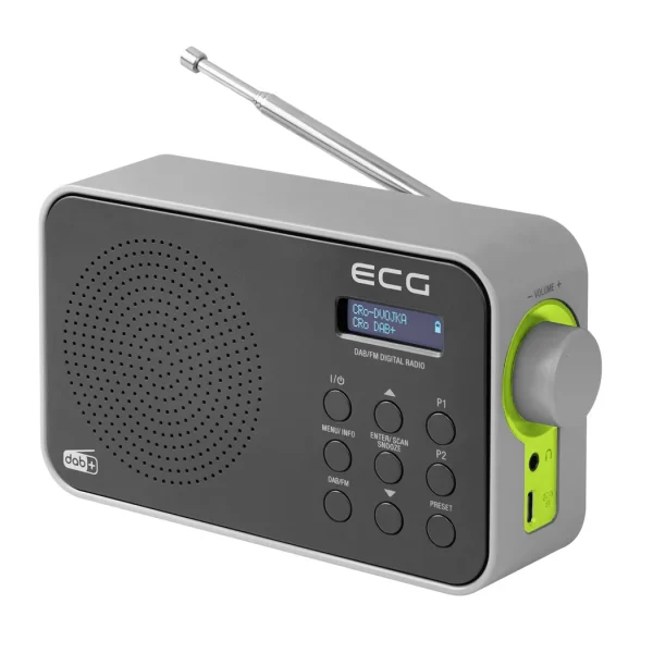 Ραδιόφωνο DAB+/FM RD110 Black ECG
