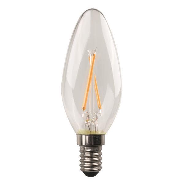 ΛΑΜΠΑ LED ΚΕΡΙ CROSSED FILAMENT 2.2W 250lm E14 3000K 220-240V