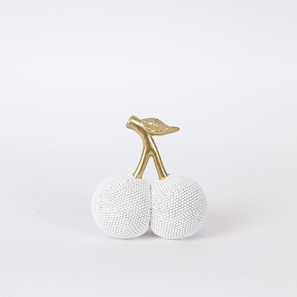 KΕΡΑΣΙ ΠΟΛΥΡΕΣΙΝ ΛΕΥΚΟ - ΧΡΥΣΟ 10.5x6x11cm