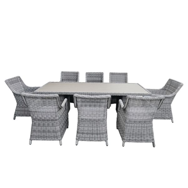 ΣΕΤ ΤΡΑΠΕΖΑΡΙΑ ΚΗΠΟΥ WICKER - RATTAN SANTA 5506 G + 5505 G