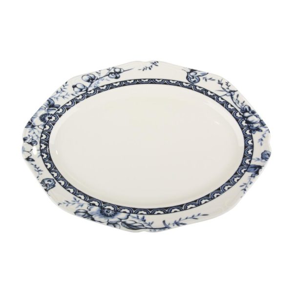 ΠΙΑΤΕΛΑ ΟΒΑΛ 36cm TIFFANY-BLUE 24324 - ORIANA FERELLI® 1τμχ