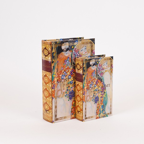 S/2 ΔΙΑΚΟΣΜΗΤΙΚΑ ΚΟΥΤΙΑ ΞΥΛΙΝΑ ΠΟΛΥΧΡΩΜΑ 27x18x7cm