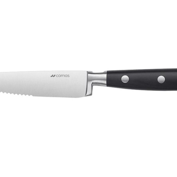 ΜΑΧΑΙΡΙ ΚΡΕΑΤΟΣ 25,8cm με ΞΥΛΙΝΗ ΛΑΒΗ LHOSTE-BLACK 12031 - COMAS 1τμχ