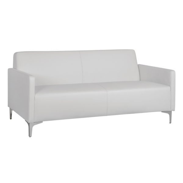 ΚΑΝΑΠΕΣ 3ΘΕΣΙΟΣ NELLIE HM3159.32 ΜΕ ΛΕΥΚΟ PU 163x71x71Υ εκ. 1τμχ