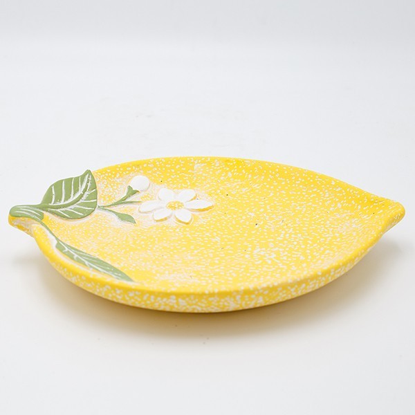 ΔΙΑΚΟΣΜΗΤΙΚΗ ΠΙΑΤΕΛΑ ΛΕΜΟΝΙ ΤΣΙΜΕΝΤΟ ΚΙΤΡΙΝΗ 25x19.5x3cm
