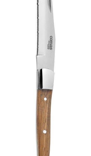 ΜΑΧΑΙΡΙ ΚΡΕΑΤΟΣ 23cm με ΞΥΛΙΝΗ ΛΑΒΗ ALPS 3000 - COMAS 1τμχ