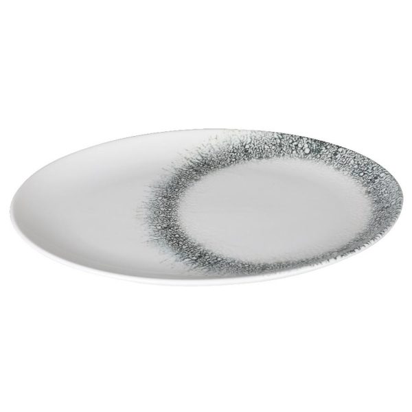 ΠΙΑΤΕΛΑ ΟΒΑΛ 26x16cm BLACK ICE 89A824 - KUTAHYA PORSELEN 1τμχ