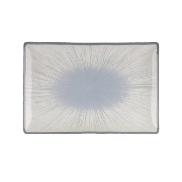 ΠΙΑΤΕΛΑ ΟΡΘΟΓΩΝΙΑ 31x21cm WATER LILY 24336/BLUE - ORIANA FERELLI® 1τμχ