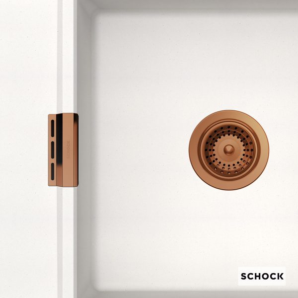 Βαλβιδα με Υπερχείλιση για Νεροχύτη Γραντίτη 15100, 15180, Copper