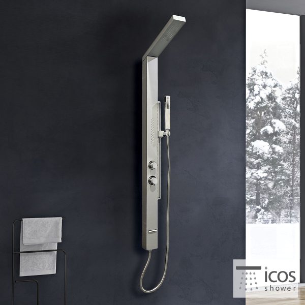 ΣΤΗΛΗ ΝΤΟΥΖ FINA ICOS ΥΨΟΣ 140 εκ. ΑΛΟΥΜΙΝΙΟ SATIN