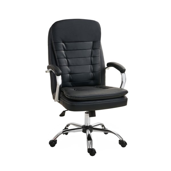 Kαρέκλα γραφείου Adelina μαυρο 65 x 62 x 105-115