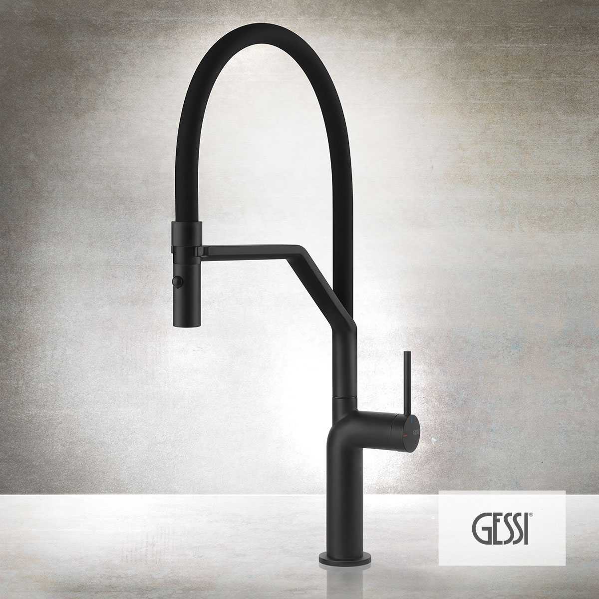 Μπαταρία Νεροχύτη Κουζίνας Stelo Gessi Black Matt - Image 2