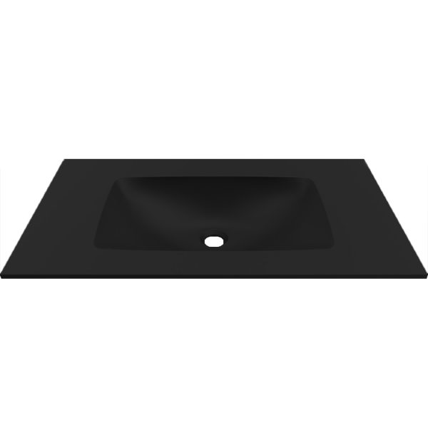 Νιπτήρας επίπλου DECISO 80 Black BDDEC080BK KARAG 80,5x46x12cm