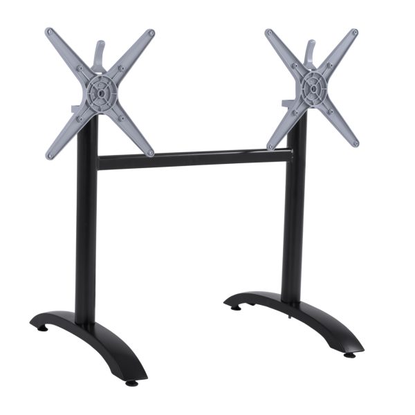 ΒΑΣΗ ΑΛΟΥΜΙΝΙΟΥ ΔΙΣΤΗΛΗ ΜΕ ΑΝΑΔΙΠΛΟΥΜΕΝΟΥΣ ΣΤΑΥΡΟΥΣ HM468.01 ΜΑΥΡΟ ΜΑΤ 78X59,5X73Υ εκ. 1τμχ