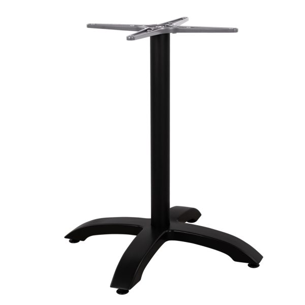 ΒΑΣΗ ΑΛΟΥΜΙΝΙΟΥ HM460.01 ΜΑΥΡΟ ΜΑΤ 66Χ66Χ72Υεκ. ΜΕ ΣΤΑΥΡΟ 48Χ48εκ. 1τμχ