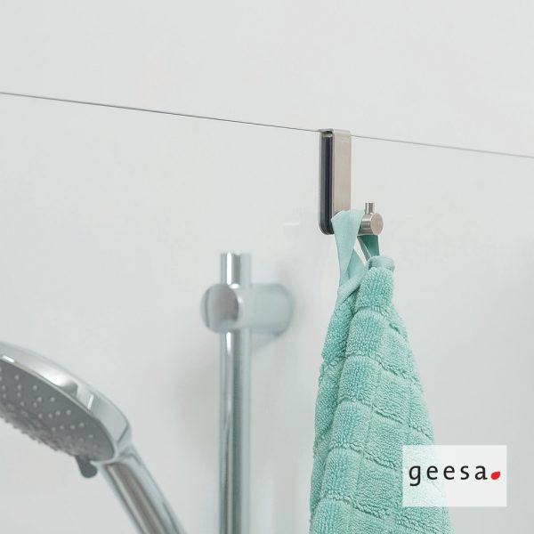 Άγκιστρο πόρτας μπάνιου μονό Tiger Geesa Inox