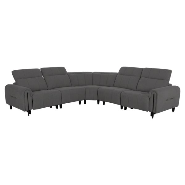 ΓΩΝΙΑΚΟΣ ΚΑΝΑΠΕΣ ΜΕ RECLINE ORACLE HM3290.01 ΓΚΡΙ ΥΦΑΣΜΑ 260x260x90(κάθισμα)x94Υεκ. 1τμχ